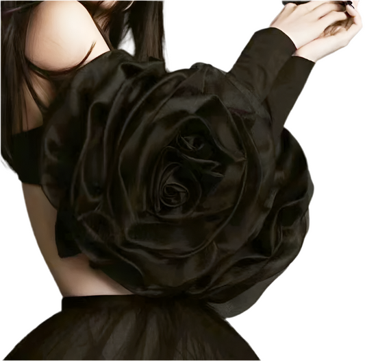 Black Corsage Gloves