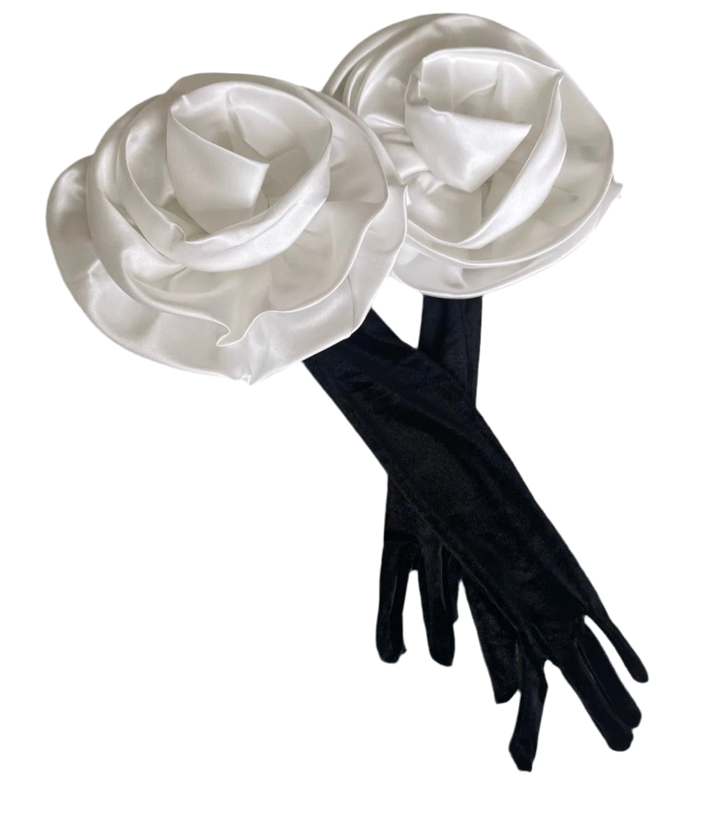 Off White Corsage Gloves