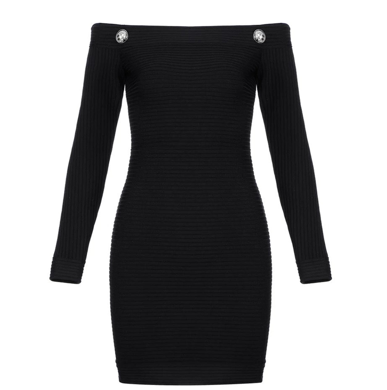 Black Off Shoulder Dress