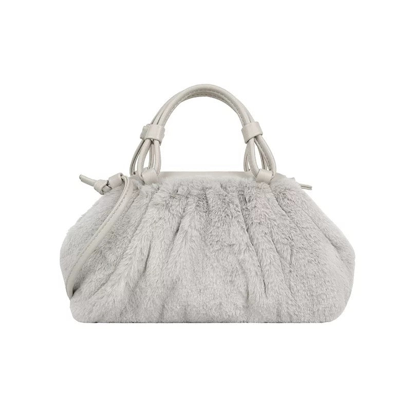 Christina Plush Vegan Fur Bag