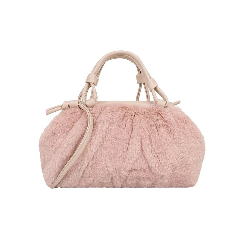 Christina Plush Vegan Fur Bag