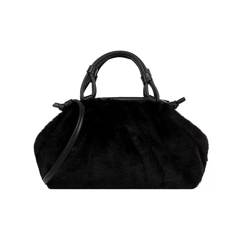 Christina Plush Vegan Fur Bag