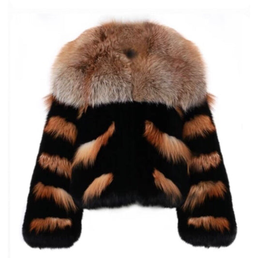 Christina Luxury Real Vegan Fur Jacket