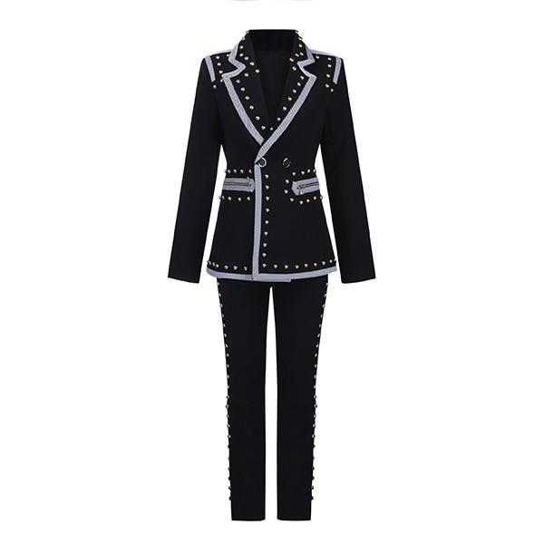 Rivet Blazer And Pants set