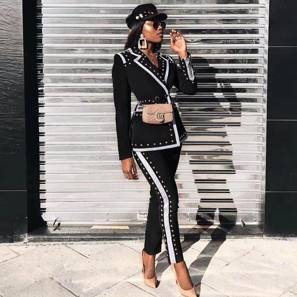 Rivet Blazer And Pants set