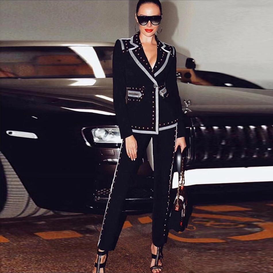 Rivet Blazer And Pants set