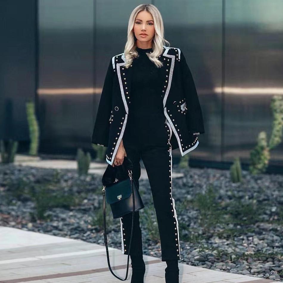 Rivet Blazer And Pants set