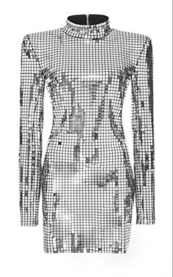 Mirrored Mini Dress