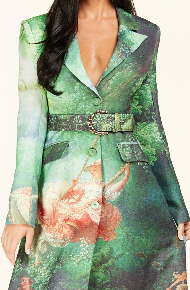 Victorian Midi Blazer Dress