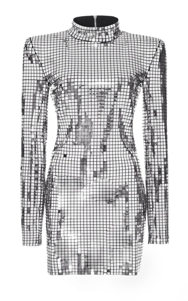 Mirrored Mini Dress