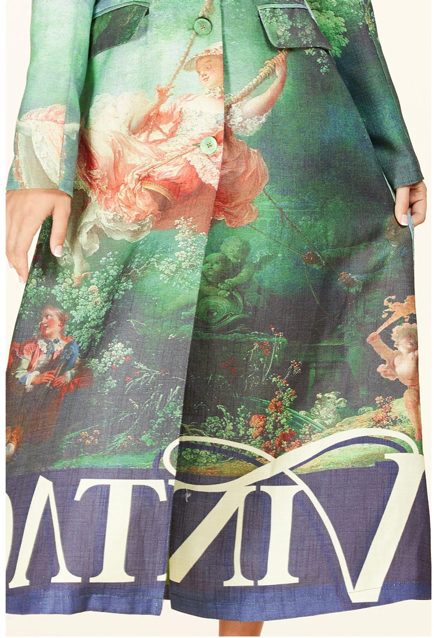 Victorian Midi Blazer Dress